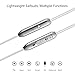 In-Ear Earbuds Earphones Headphones, Acode 3.5mm Metal Housing Magnetic Best Wired Bass Stereo Headset Built-in Mic/Hands-free/Volume Control+Carrying Case+3 Pairs EarBuds (S/M/L) (Silver)