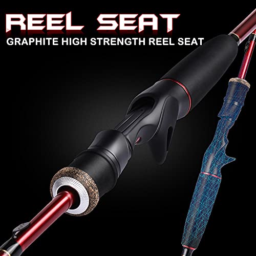 Sougayilang Fishing Rod, 30 Ton Carbon Fiber Sensitive 2Pc