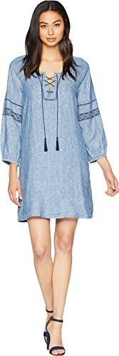 balos chambray midi dress z supply New Z Supply Balos Chambray Midi Dress Light Blue Sz L boho