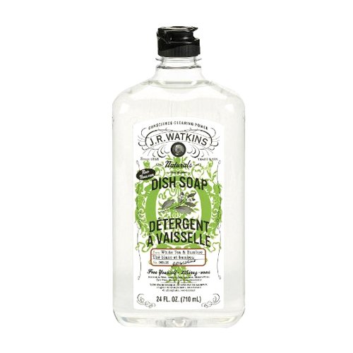 image for J.R. Watkins Dish Soap, White Tea and Bamboo, 24 Fluid Ounce