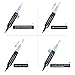 30000rpm Pro Electric Nail Drill Machine Pedicure Manicure Kits File Drill Bits Sanding Band with Cleaning Cleaner Metal+Plastic Brushes Accessory Nail Salon Nail Art Tools (Black)
