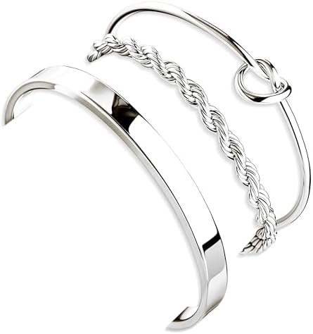 Amazon.com: Yonisun 925 Sterling Silver Bracelet and Necklace Sets