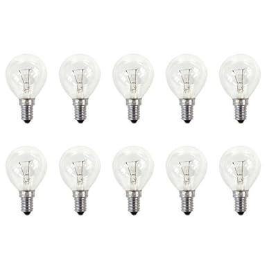 10x Osram Tropfenlampe Glühbirne Classic P CL E14 40Watt klar