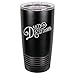 New Dad Gift Ideas - First Time Dad Est. 2019 Black 20 oz Stainless Steel Tumbler w/Lid - Daddy w/Newborn - Dads to be Present - Expecting Father Presents - First Fathers Day Gift from Daughter Son
