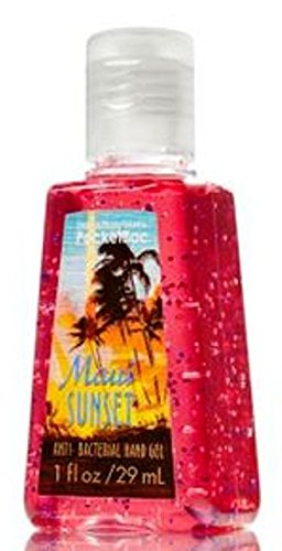Bath and Body Works Maui Sunset Pocketbac - tropical coconut, lemon, and orange scent - Discontinued Bath & Body Works Antibacterial Hand Sanitizer Gel