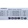 AIRNIX-200-Piece-Assorted-Heat-Shrink-Solder-Sleeve-Crimpless-Butt-Splice-Connectors