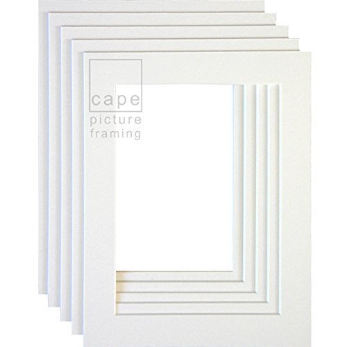 Picture Mounts, Outer Size 10 x 8, Options Colour, Image Size, Pack
