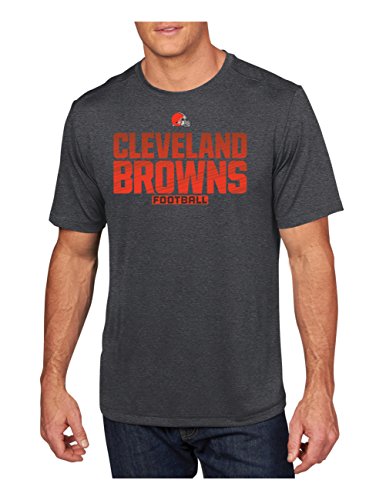 NFL Cleveland Browns Men's Legendary Series Shirt, XX-Large, Charcoal Heather