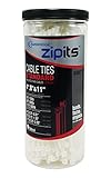 Cambridge ZipIts Multi Purpose Cable Ties Zip Ties 650 Pieces Assortment 4 Inch 8 Inch 11 Inch Natural Nylon Cable Ties Kit Professional Strength Industrial Quality UL Listed