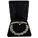 Isaac Kieran Black Velvet Necklace Gift Box Travel Storage Display Case 6x7