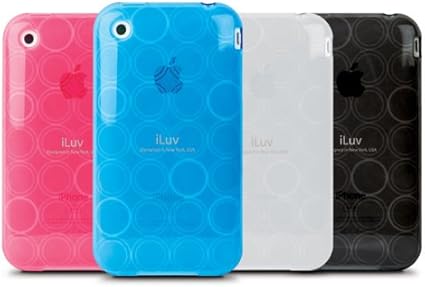 Amazon Co Jp Iluv Icc77blu Iphone 3g 3gs用 サークル柄フレキシtpuケース ブルー Icc77blu 家電 カメラ
