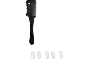 Hair Razor for Cutting Hair, MSDADA Hair Cutter Comb with Extra 5 Pcs Replacement Razors, Hair Thinner Razor Comb Hair Cuttin