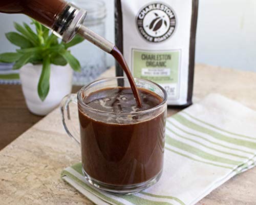 CHARLESTON COFFEE ROASTERS | SPECIALTY ORGANIC GROUND COFFEE | HAND PICKED, PREMIUM SLOW ROAST (CHARLESTON ORGANIC, MEDIUM ROAST) 12OZ
