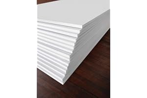 Excelsis Design 15 Pack Foam Board | White Foam Board 3/16 Inch Thick White Core Mat | Backing Board for Presentations, Signboards, Arts, Display and Crafts with Double-Sided Sheet - 20x30 Inches
