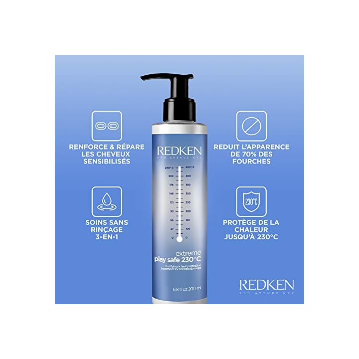 Redken Extreme Play Safe Heat Protectant Spray & Leave In Conditioner