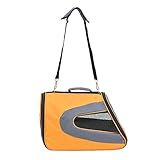 NEW Pawhut D1-0137 Lightweight Heavy Duty Oxford Orange & Gray Travel Crate