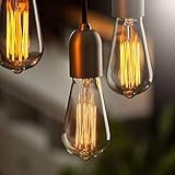 Edison bulbs - 6 pack of 60 watt Filament Vintage Incandescent Light bulb E26 E27 ST64