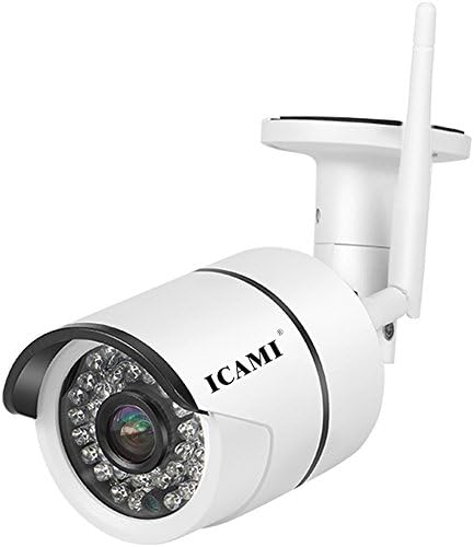 Icami Hd 防犯カメラ ワイヤレス Wifi 屋外 無線 Sdカード録画 監視カメラ 夜間監視カメラ 動体検知警報機能