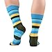 WeciBor Men's Funny Casual Argyle Striped Combed Cotton Party Dress Socks,052-53,Large, (Unisex US 7.5-12)