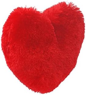 Soft Plush Premium Fabric Love Shape Dil | 50 cm | Red Color | Valentine Gift for Loved Ones (Red, 50 cm)