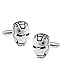 Bonamana Men's Wedding Cufflinks Novelty T Shirt Fancy Cuff link (Iron man)