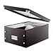 Media Storage Box, Holds 120 Slim/60 Std. Cases, Sold as 2 Each