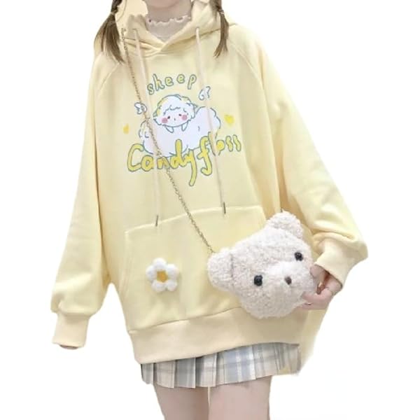 トップス Deuxieme Classe adorable hoodie Amazon.com: Kawaii Hoodies Teens Cottagecore Sweatshirts