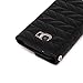Case for Galaxy S7, Cutebe Synthetic Leather Wallet Magnetic Handbag Case with Wrist Strap and Cross-body Chain for Samsung Galaxy S7 Black