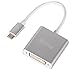 USBC to DVI Adapter (USB3.1 to DVI Compatible), Thunderbolt 3 to DVI-D Adapter Male to Female for MacBook Pro,iMac,Mac, Google Chromebook, Samsung Galaxy S8,Yoga 910/920, etc -Aluminium