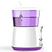 Professional Water Flosser Waterproof Dental Irrigator 10 Pulse Pressures 800 Capacity with 5 Jet Tips Plug-in Oral Care Cordless Flosser Purple WaterPulse