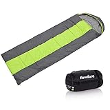 Newdora Broadened Sleeping Bag 85CM/33.5 Inch Width Envelope Lightweight Portable Mummy Sleeping Bag, Waterproof, Great for 4 Season Traveling, Camping, Hiking, Outdoor Activities