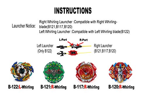 Poveyan Bay Burst Battle Avatar Attack Battle Set with Two Launchers