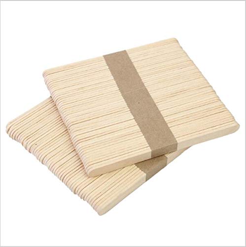 Cake Cream - 50pcs Set Ice Cream Stick Wooden Popsicle Kids Hand Crafts Art Lolly Cake Diy Making Funny 2a0259 - Bronzer Contour Sticks Stickers Wallpaper Concealer Blush Foundation Cream Eye