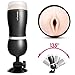 ZEMALIA Luna II Male Masturbators Vagina Pocket Man Masturbation Cup Sex Toys for male Realistic Textured Discreetly Packed(Black)