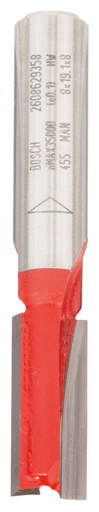 Bosch Accessories 2608629358 Groove Cutter 8x8x52mm, 0 V, Silver/Red