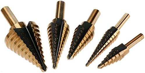 5pcs Mental COBALT Multiple Hole 50 Sizes Step Drill Bit Set