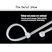 Zip Ties Heavy Duty Cable Ties 4+6+8+10+12 Inch Black & White 500pcs (Combo Pack) Self-Locking Nylon Plastic Ties