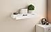 Fasthomegoods WALLNITURE Wall Mountable Floating Shelf with Drawer White