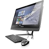 Lenovo C50 F0B100G1US 23-Inch All-in-One Desktop Computer (Intel Core i5-5200U, 8 GB RAM, 2 TB HDD, Windows 10 Home), Black