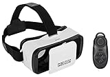 VICTONY MSRM MINI 3D VR Glasses,3D VR virtual reality headset Movie Game For IOS, Android ,Microsoft& PC phones Series within 4.5-6.0inches.With Bluetooth gamepad / remote / self timer