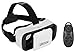 VICTONY MSRM MINI 3D VR Glasses,3D VR virtual reality headset Movie Game For IOS, Android ,Microsoft& PC phones Series within 4.5-6.0inches.With Bluetooth gamepad / remote / self timer