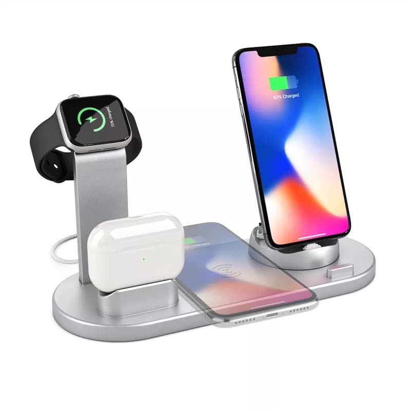 Wireless Charger 3 in 1 Wireless Charging Station FAST 10W Wireless Charging Stand for iPhone 14/13/12/11/Pro/X/Max/XS/XR/8/Plus, for Apple iWatch Series 6/7/6/5/4/3/2/SE, for Airpods 3/2/Pro