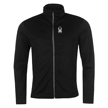Spyder Ryder Herren Midlayer Jacke Schwarz