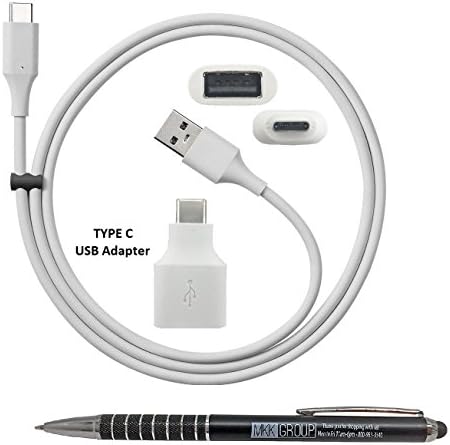 Official Google Pixel/2/XL/C/Note8/S8+ TYPE C to A USB Cable + Google TYPE C USB Adapter with MKK Stylus (Certified Refurbished)