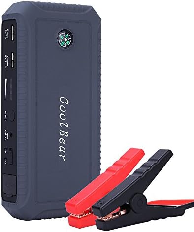 Car Jump Starter 400A Peak 13200mAh Portable Phone Power Bank Multifunctional Auto Battery Pack Booster Charger with LED Light