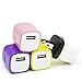4PCS LOT 1 Two-Tone USB AC Universal Power Home Wall Travel Charger Adapter for iPhone 7 7 PLUS / 6 6 PLUS / 5 5S 5C Samsung HTC w/ Easy Edge Grip Design