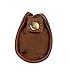 RUSTIC TOWN Leather Pencil Case - Zippered Pen Pouch for Professional Work & Office (Brown)
