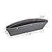 Car Seat Catcher,Topist Catch Caddy Seat Pocket Catcher Leather Auto Seat Side Slit Pocket Drop Catcher Organizer Fills Gaps between Seat & Console, 2 Pcs (Grey)