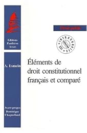 Éléments de droit constitutionnel français et comparé