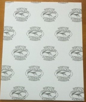 Pack of 5 16x20 3/16" White Self Adhesive Foam Core Backings